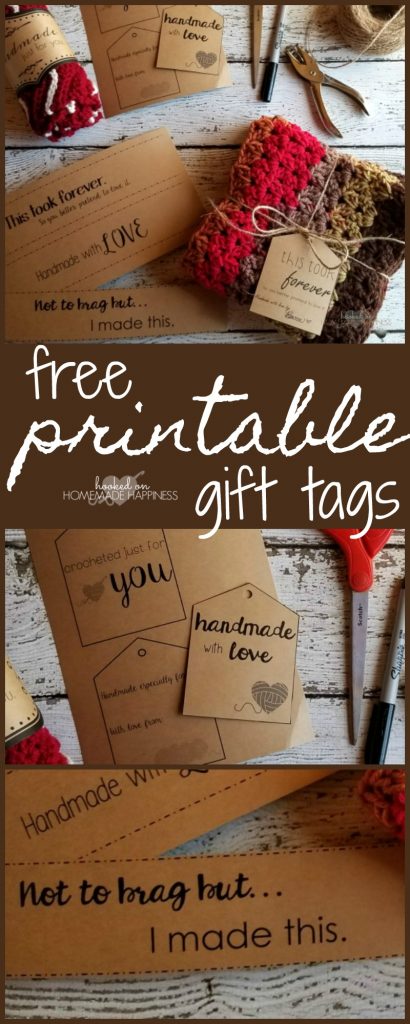 Free Printable Gift Tags - Hooked on Homemade Happiness