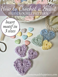 How to Crochet a Heart in 3 Sizes