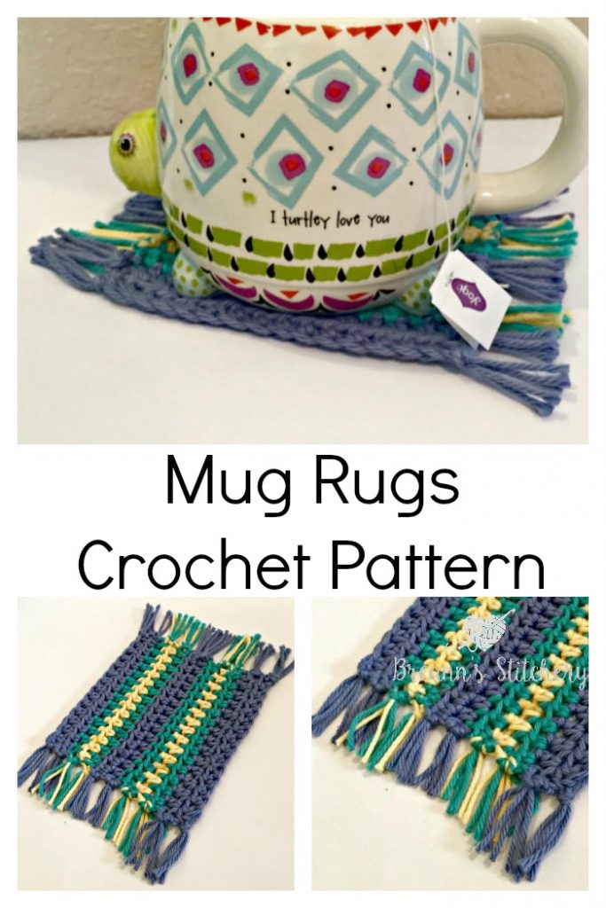 Crochet Mug Rugs Hooked on Homemade Happiness