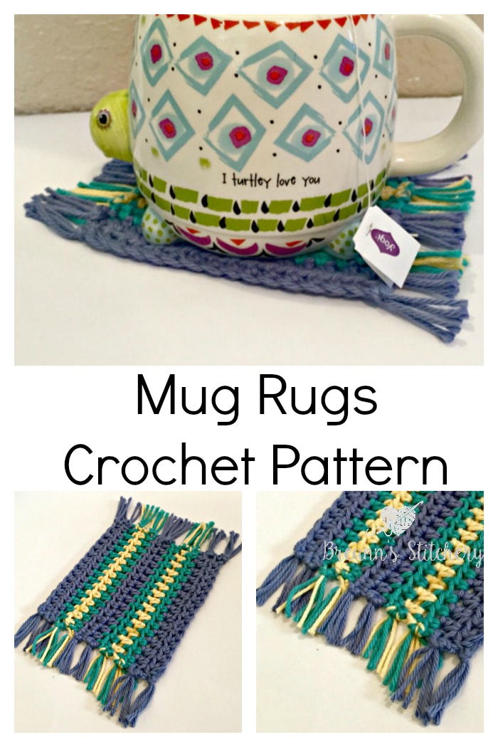Crochet Mug Rugs Hooked on Homemade Happiness