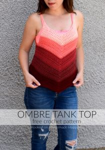 Ombre Crochet Tank Top - Are you ready for summer? I so am! This Ombre Crochet Tank Top is the perfect addition to my summer wardrobe.