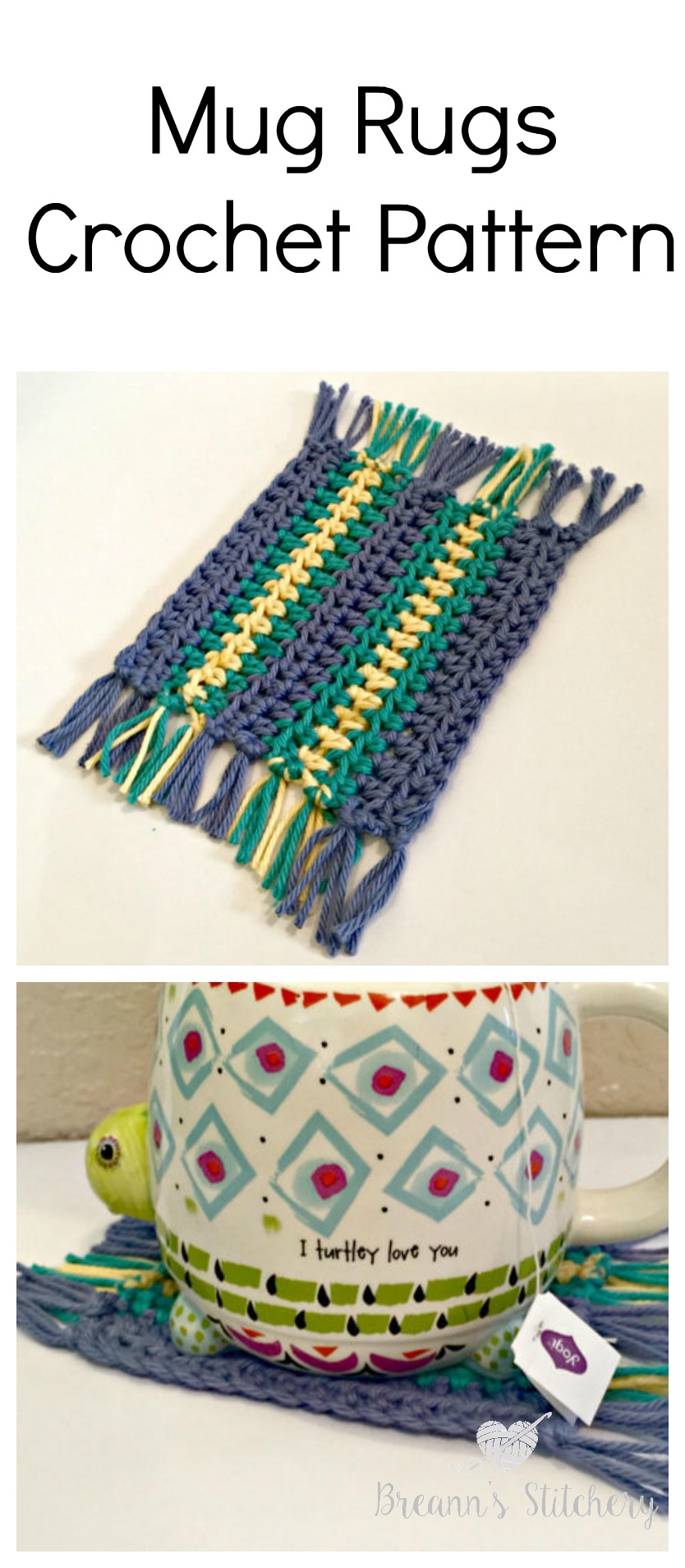 Crochet Mug Rugs Hooked on Homemade Happiness