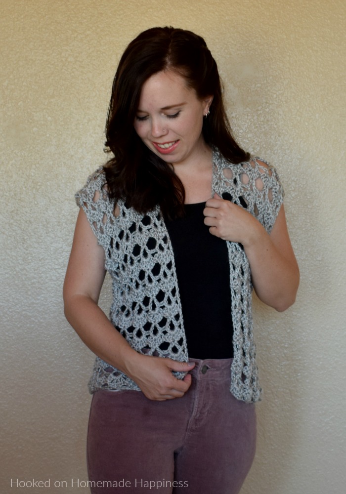 Shelly Crochet Cardigan - Hooked on Homemade Happiness