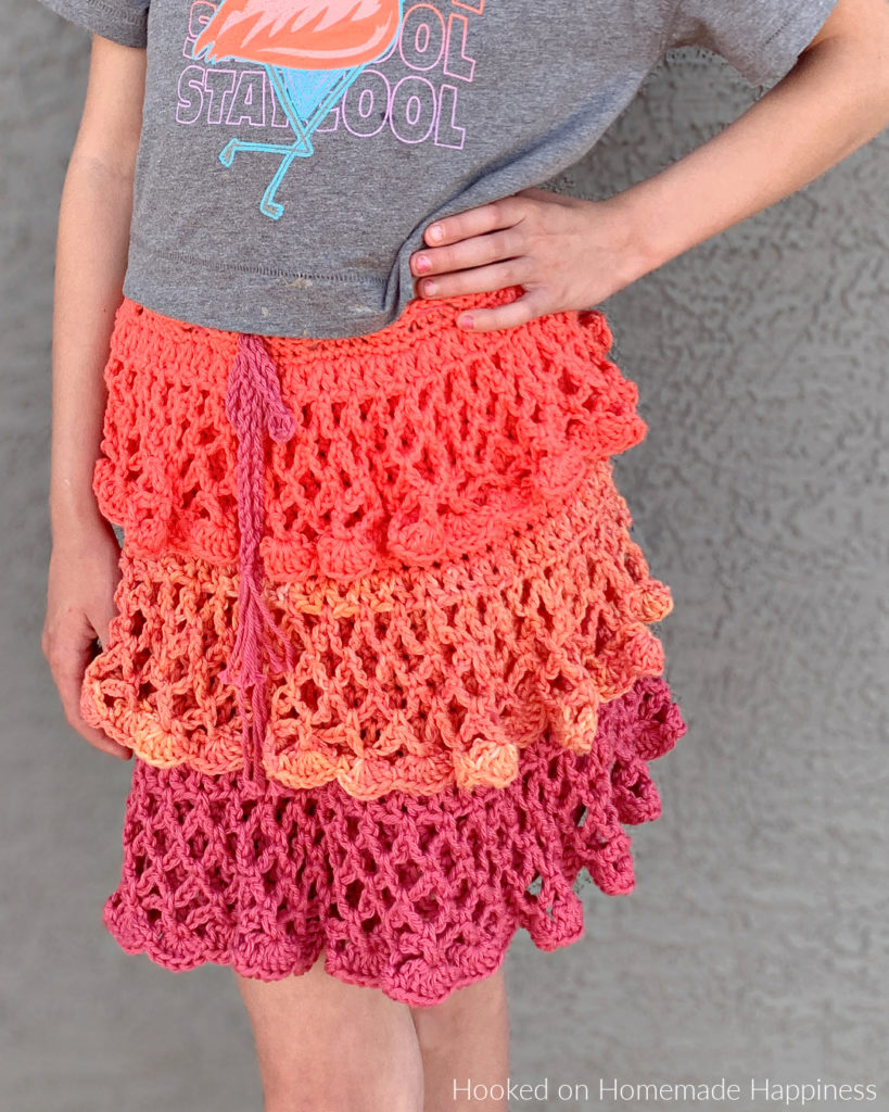 Ruffled Crochet Skirt Pattern