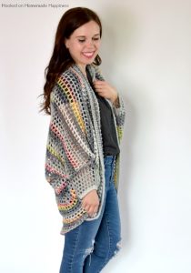 Urban Chic Cocoon Sweater Crochet Pattern - I really enjoy making cocoon sweaters. They're super easy to make and there are endless possibilities. Trust me when I say, any crocheter can make this Urban Chic Cocoon Sweater Crochet Pattern! If you can crochet a rectangle, you can make a cocoon sweater.