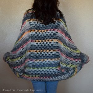 Urban Chic Cocoon Sweater Crochet Pattern - I really enjoy making cocoon sweaters. They're super easy to make and there are endless possibilities. Trust me when I say, any crocheter can make this Urban Chic Cocoon Sweater Crochet Pattern! If you can crochet a rectangle, you can make a cocoon sweater.