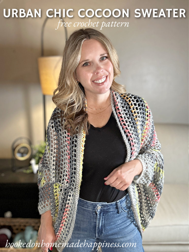 Urban Chic Cocoon Sweater Crochet Pattern