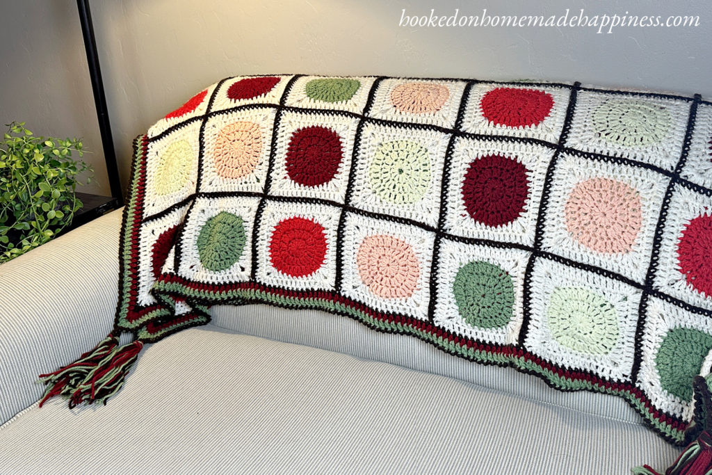 Apple Orchard Blanket Crochet Pattern