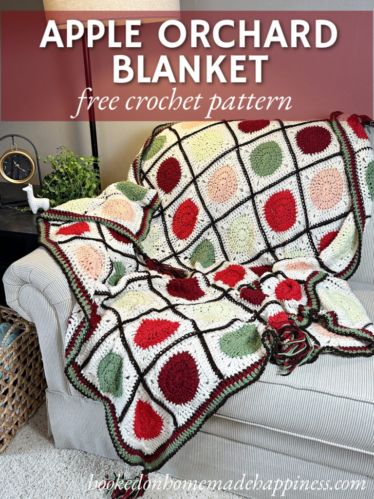 Apple Orchard Blanket Crochet Pattern