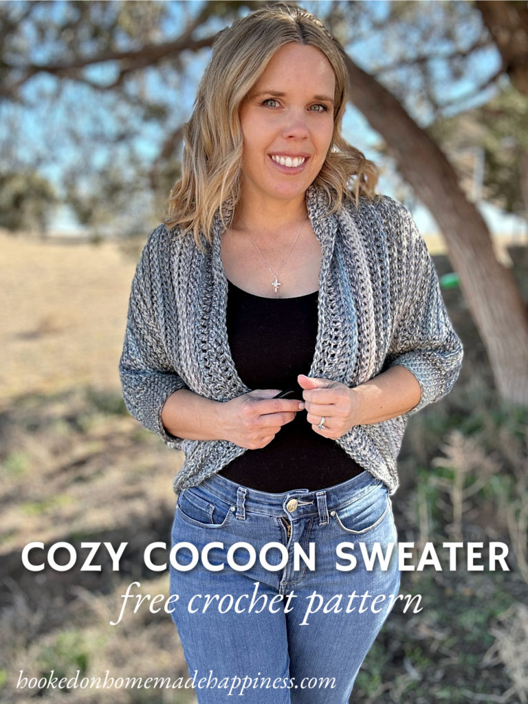 Cozy Cocoon Sweater Crochet Pattern