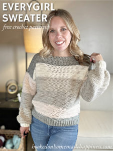 Everygirl Sweater Crochet Pattern
