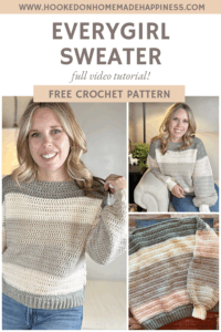 Everygirl Sweater Crochet Pattern