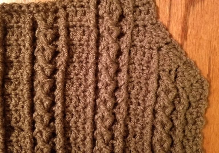 Cable Crochet Sweater Pattern - Hooked on Homemade Happiness