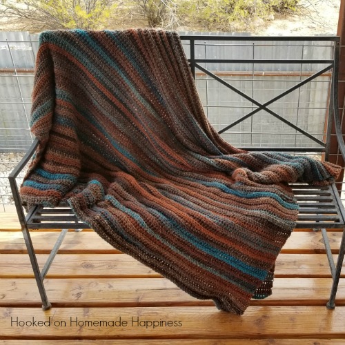 Easy All Half Double Crochet Afghan