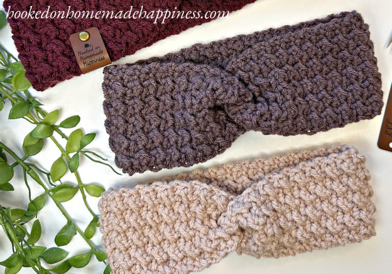 Textured Ear Warmer Crochet Pattern