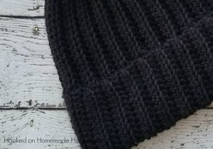 black beanie crochet pattern