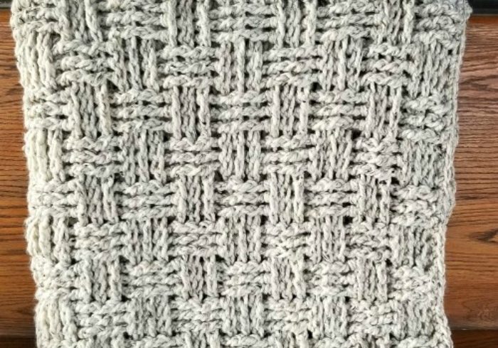 chunky basketweave throw crochet pattern