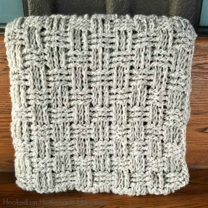 chunky basketweave throw crochet pattern