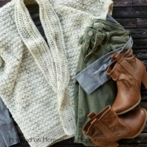 tweed cardigan crochet pattern
