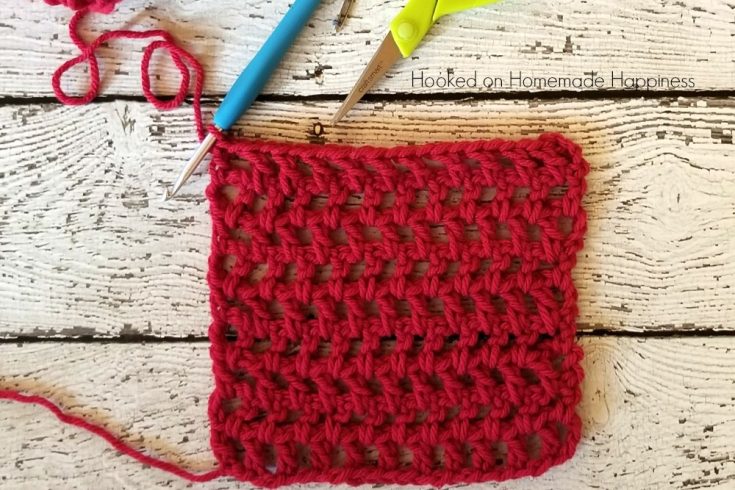 filet mesh net crochet stitch tutorial