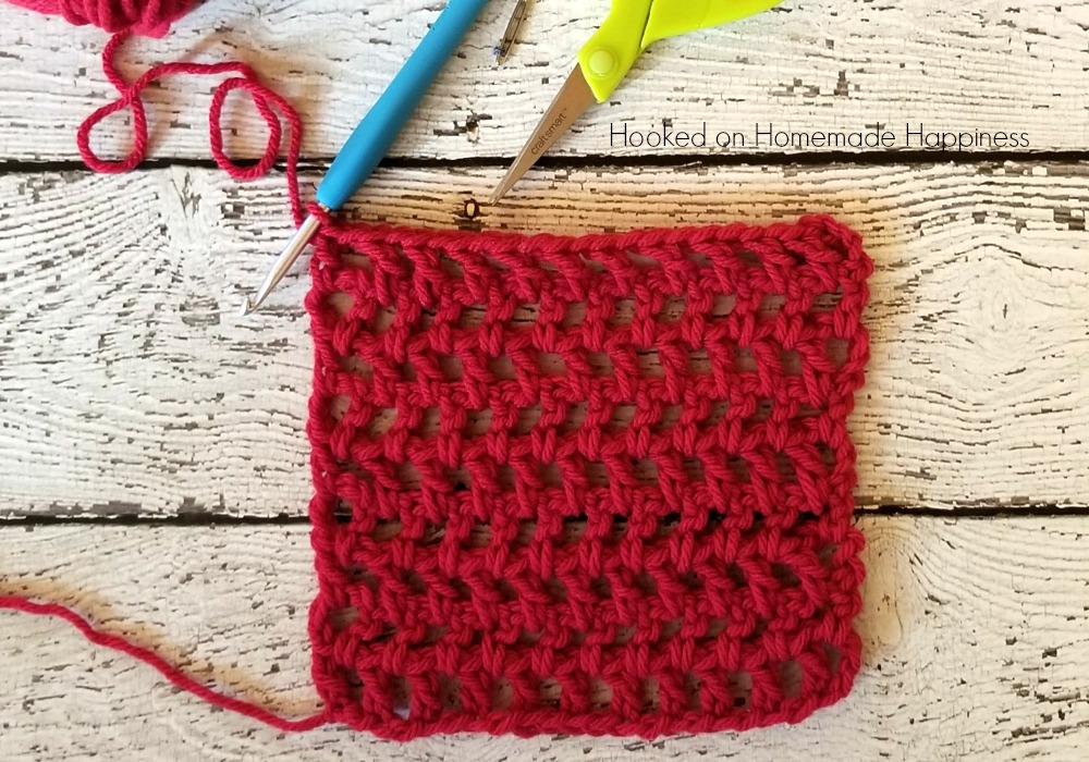 filet mesh net crochet stitch tutorial