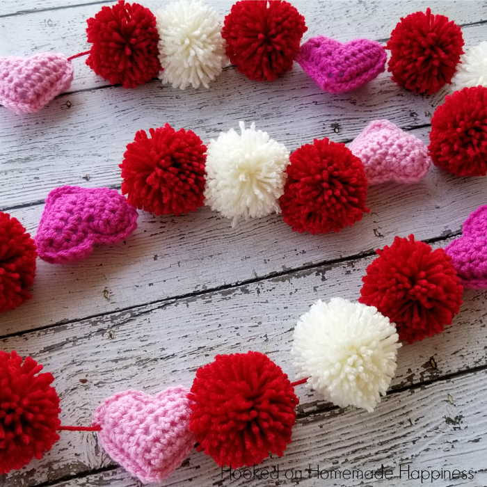 Valentine's Day Garland Crochet Pattern