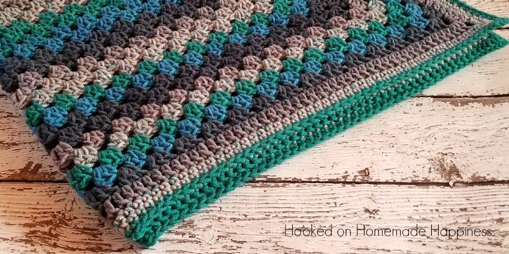 crochet granny square baby blanket Hand made