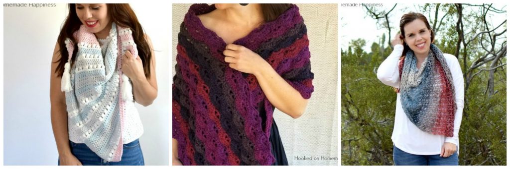 Desert Landscape Wrap Crochet Pattern - Hooked on Homemade Happiness