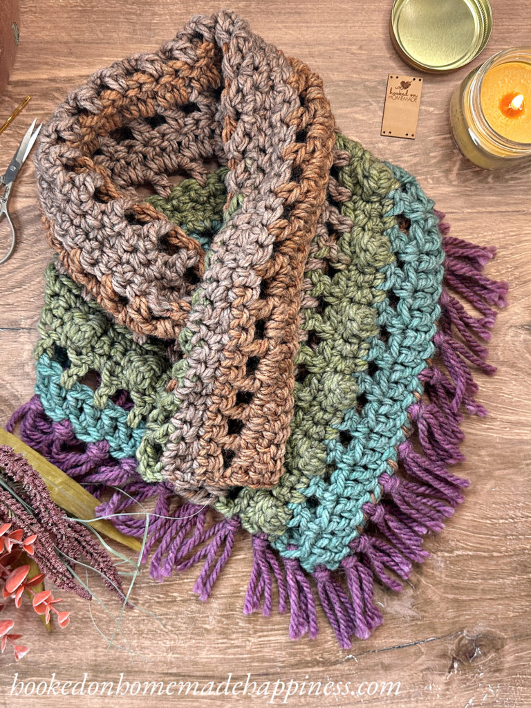 Tea Cake Cowl Crochet Pattern