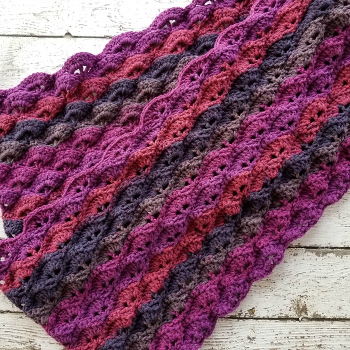 Berry Crochet Wrap Pattern Hooked On Homemade Happiness