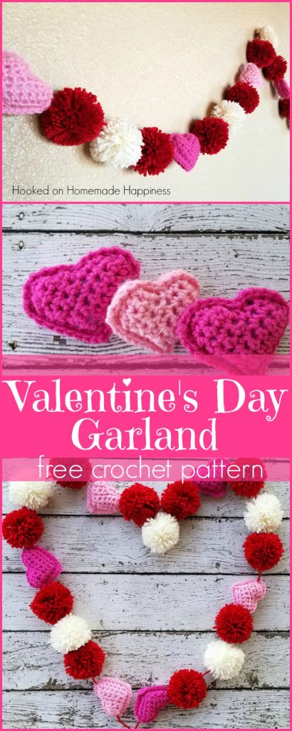 Valentine's Day Garland Crochet Pattern