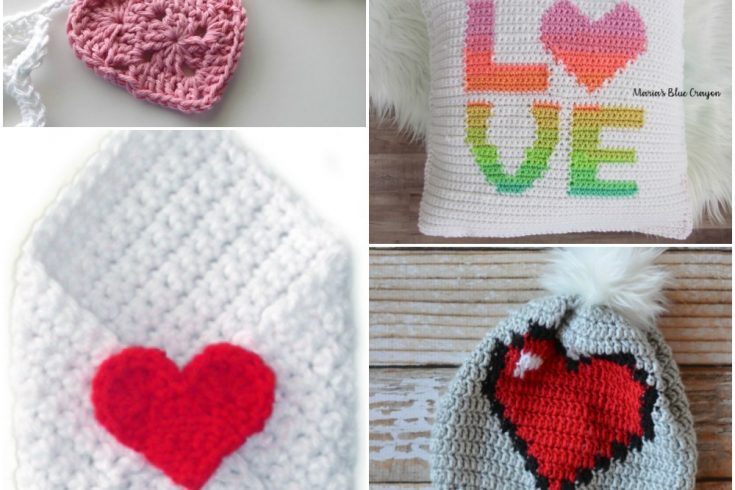 12 Free Crochet Patterns for Valentine's Day