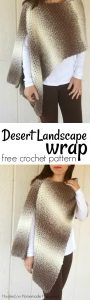 Desert Landscape Wrap Crochet Pattern