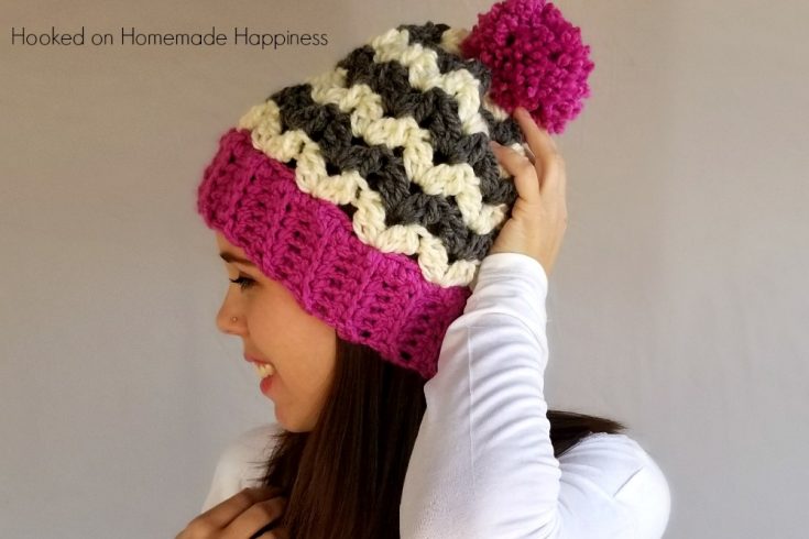 Color Pop Beanie Crochet Pattern