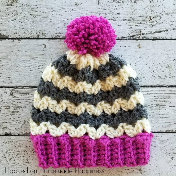 Color Pop Beanie Crochet Pattern