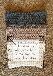 Cowl Sweater Vest Crochet Pattern