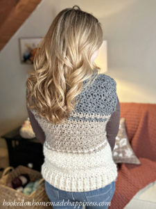 Cowl Sweater Vest Crochet Pattern