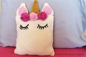 Unicorn Pillow Friend Crochet Pattern
