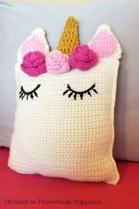 Unicorn Pillow Friend Crochet Pattern