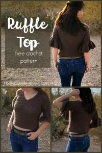 Ruffle Top Free Crochet Pattern