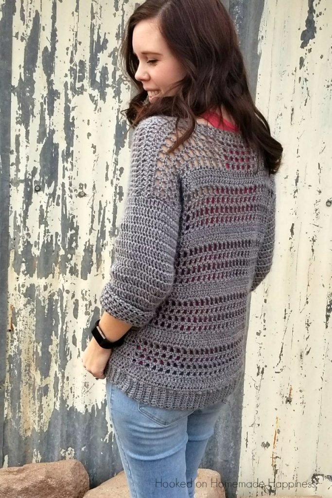 Simple Crochet Sweater Pattern Hooked On Homemade Happiness