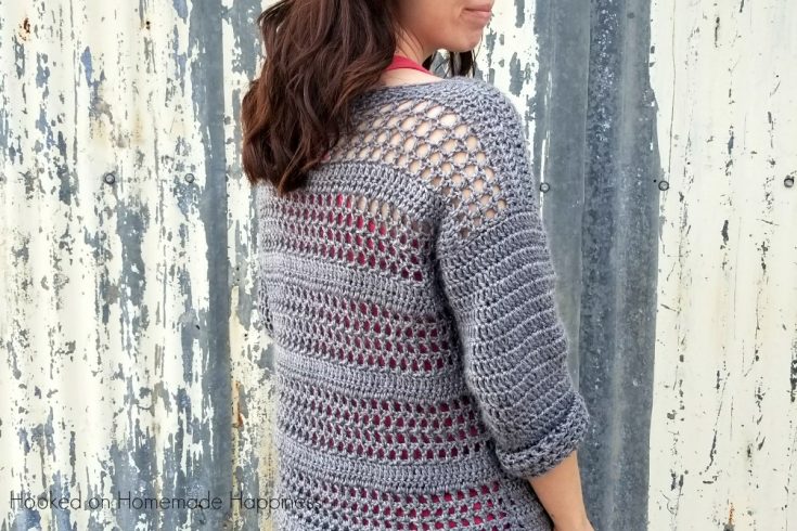 Simple Crochet Sweater Pattern 3 Hooked on Homemade Happiness