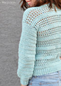 Simple Eyelet Sweater Crochet Pattern