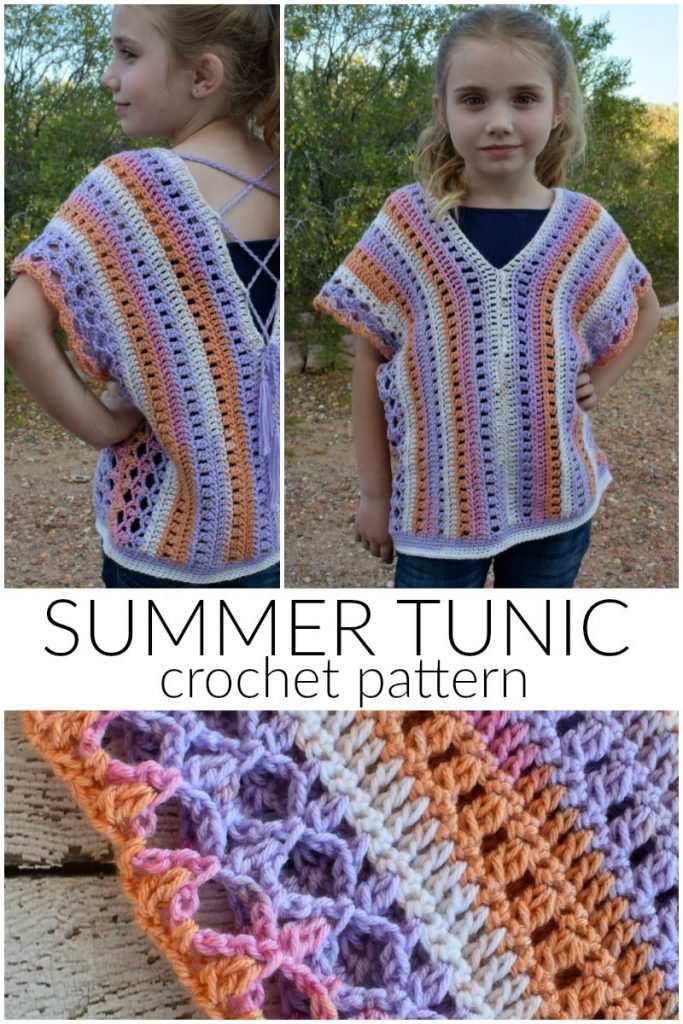 Summer Tunic Crochet Pattern - Hooked on Homemade Happiness