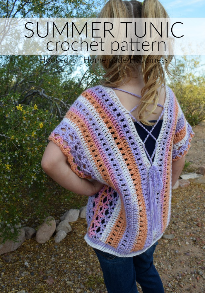 Summer Tunic Crochet Pattern - Hooked on Homemade Happiness