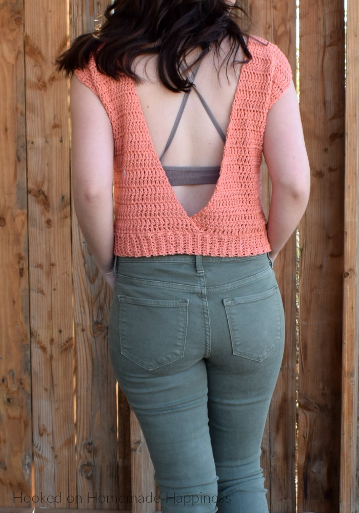 Summer Valley Crochet Top Pattern - Hooked on Homemade Happiness