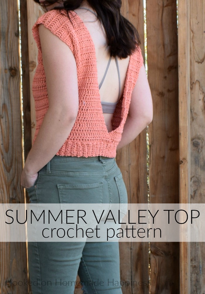 Summer Valley Crochet Top Pattern - Hooked on Homemade Happiness