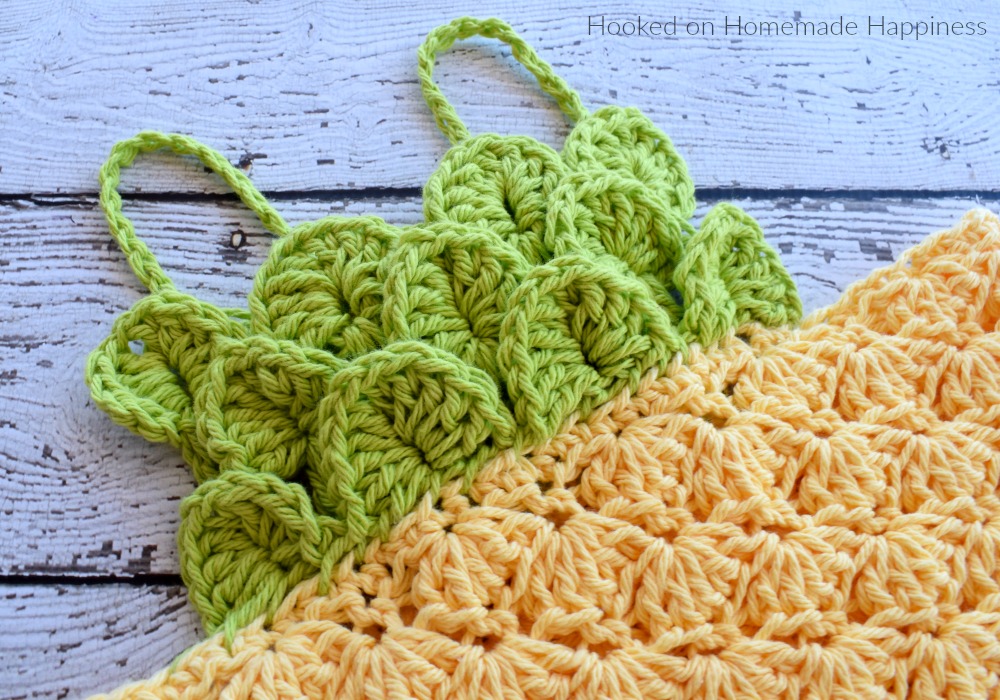 Pineapple Crochet Top Pattern - The Pineapple Crochet Top Pattern is such fun! I used a pretty shell stitch for the body of the top and the crocodile stitch for the pineapple top on the front and back.