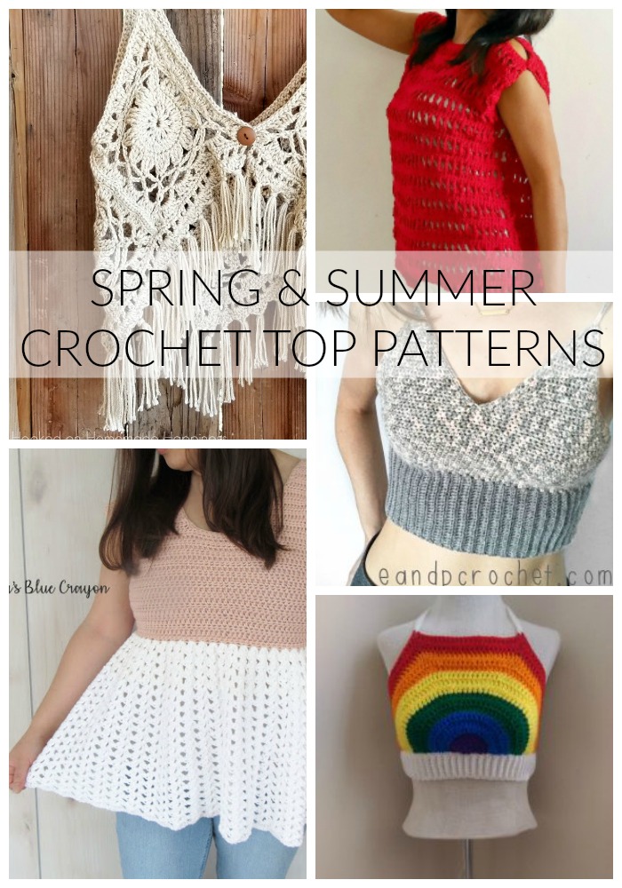 Making fun Spring and Summer tops is one of my favorite things to crochet! Garment design is my jam and I've had so much fun making some fun things for the warmer months. That's why I gathered The BEST Spring and Summer Crochet Top Patterns for your making pleasure.