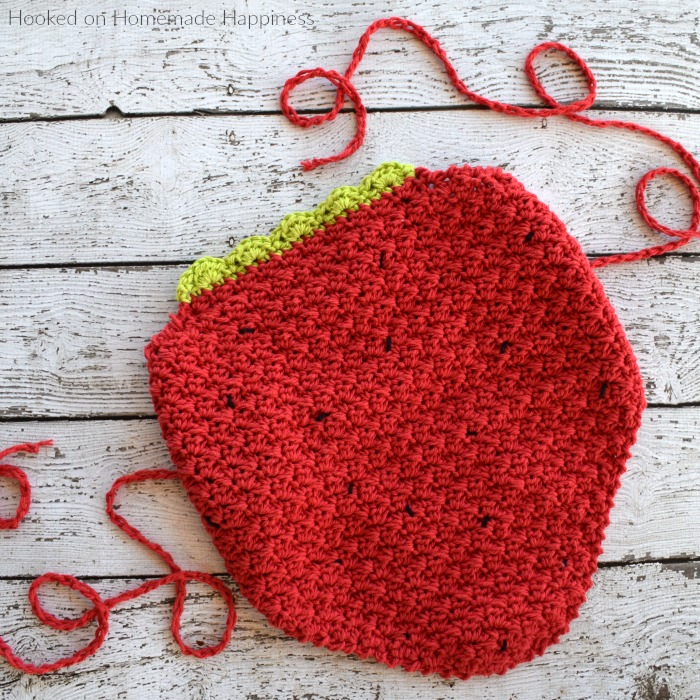 Strawberry Halter Top Crochet Pattern - This fun Strawberry Halter Top Crochet Pattern is a cute and flirty design that's perfect for your summer celebrations!